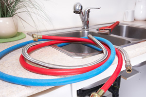sink and hose